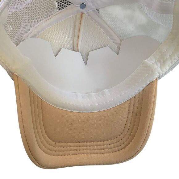 Marvel Trucker Hat Cap Baseball Beige Red Embroidered Berkshire Snap Back NWT - Picture 9 of 13